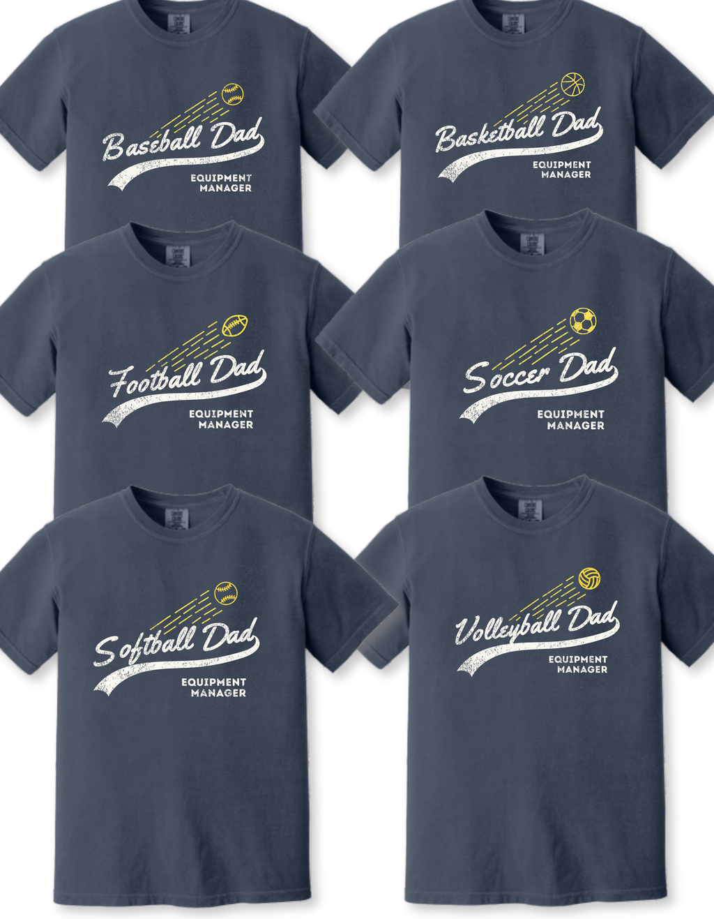 Sports Dad Vintage Style T-Shirt