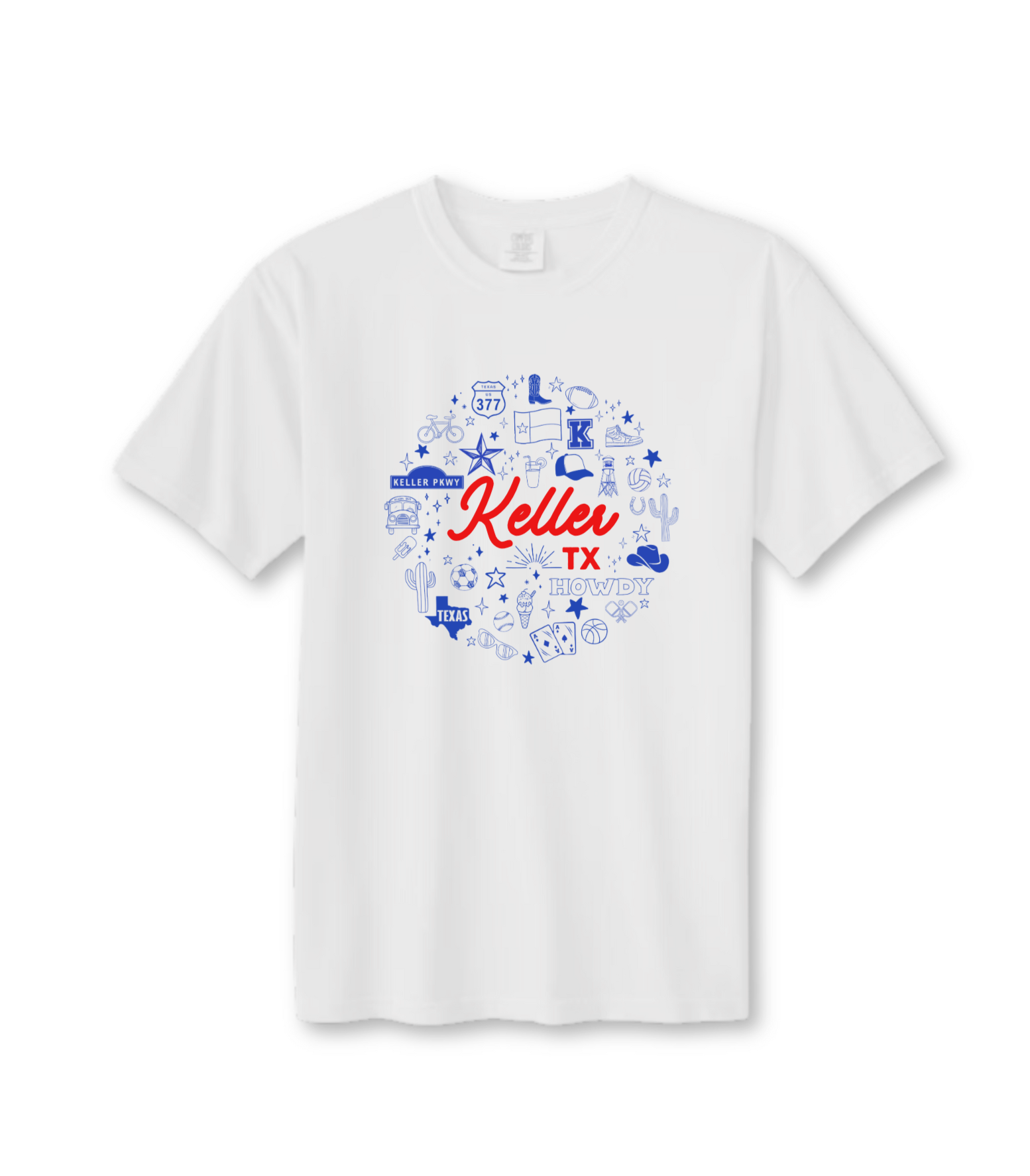 Keller, TX Icon T-Shirt