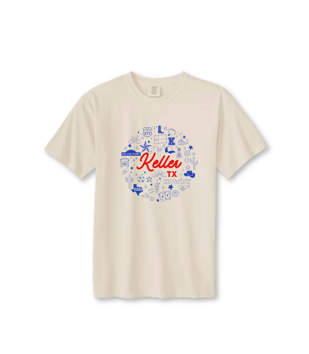 Keller, TX Icon T-Shirt