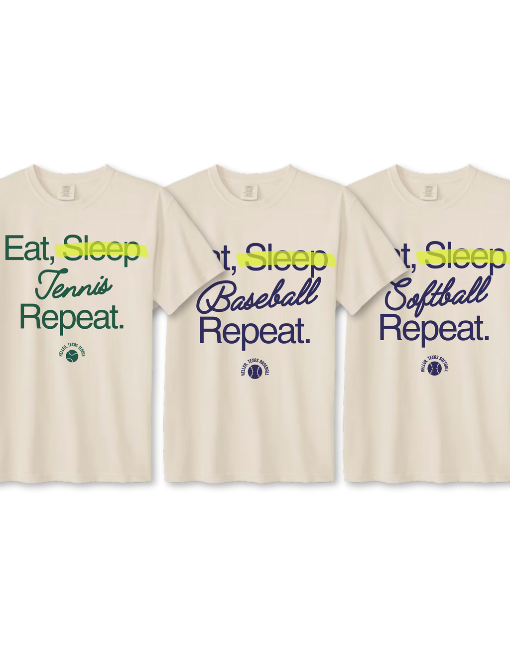 Keller Eat, Sleep, Sports T-Shirt