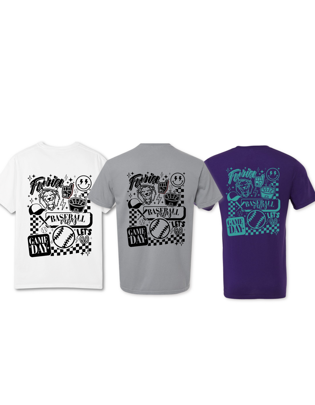 Furia Baseball Icons T-Shirt
