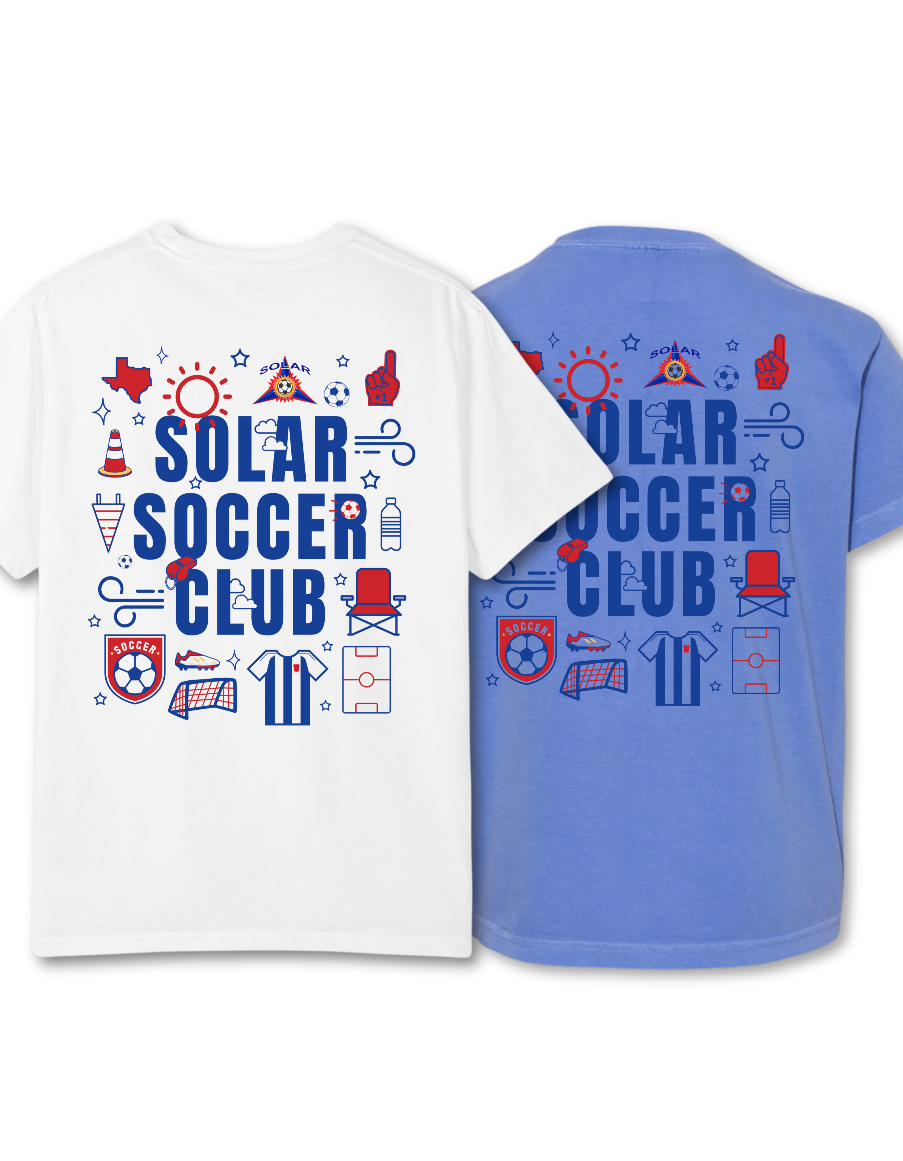 Solar Soccer Icons T-Shirt