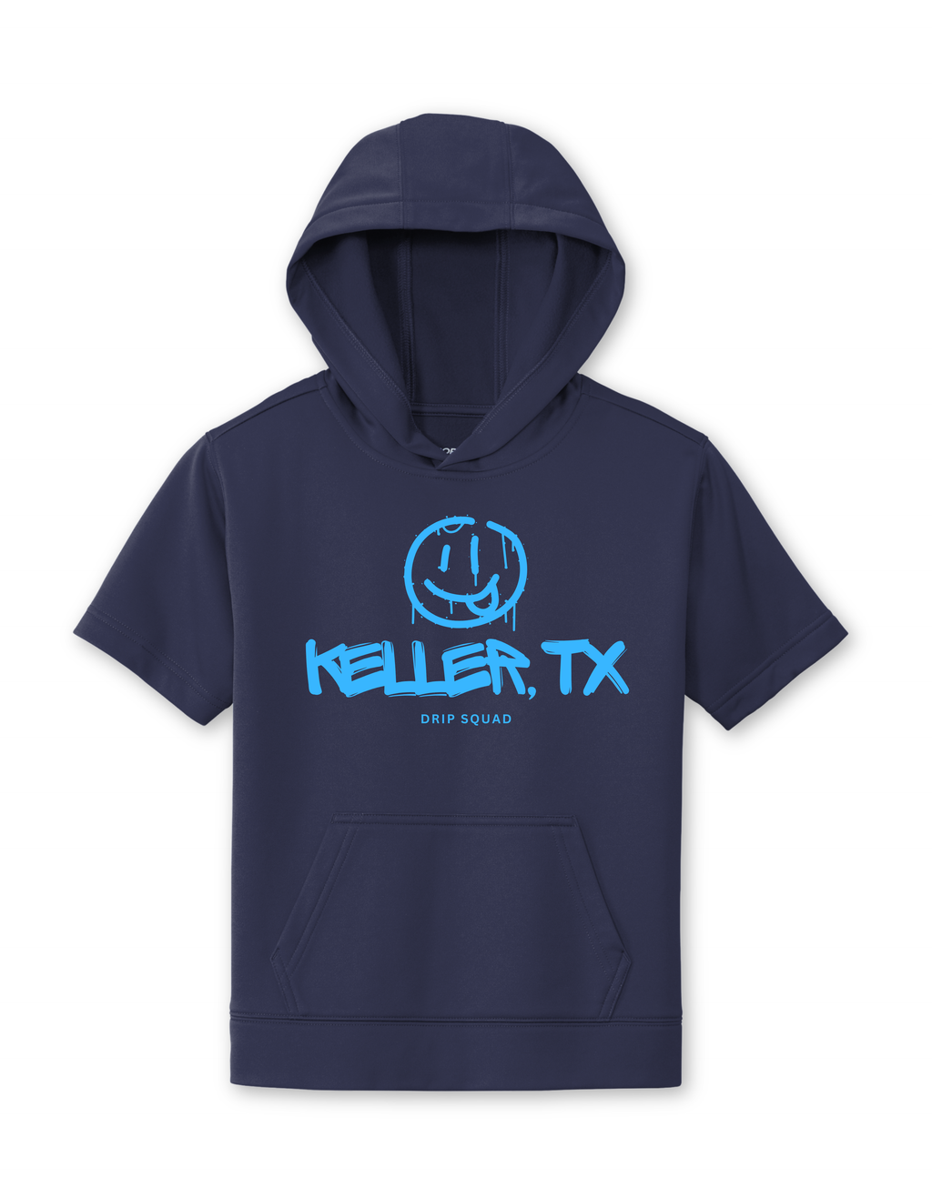 Keller Graffiti Short-Sleeve Hooded Sweatshirt
