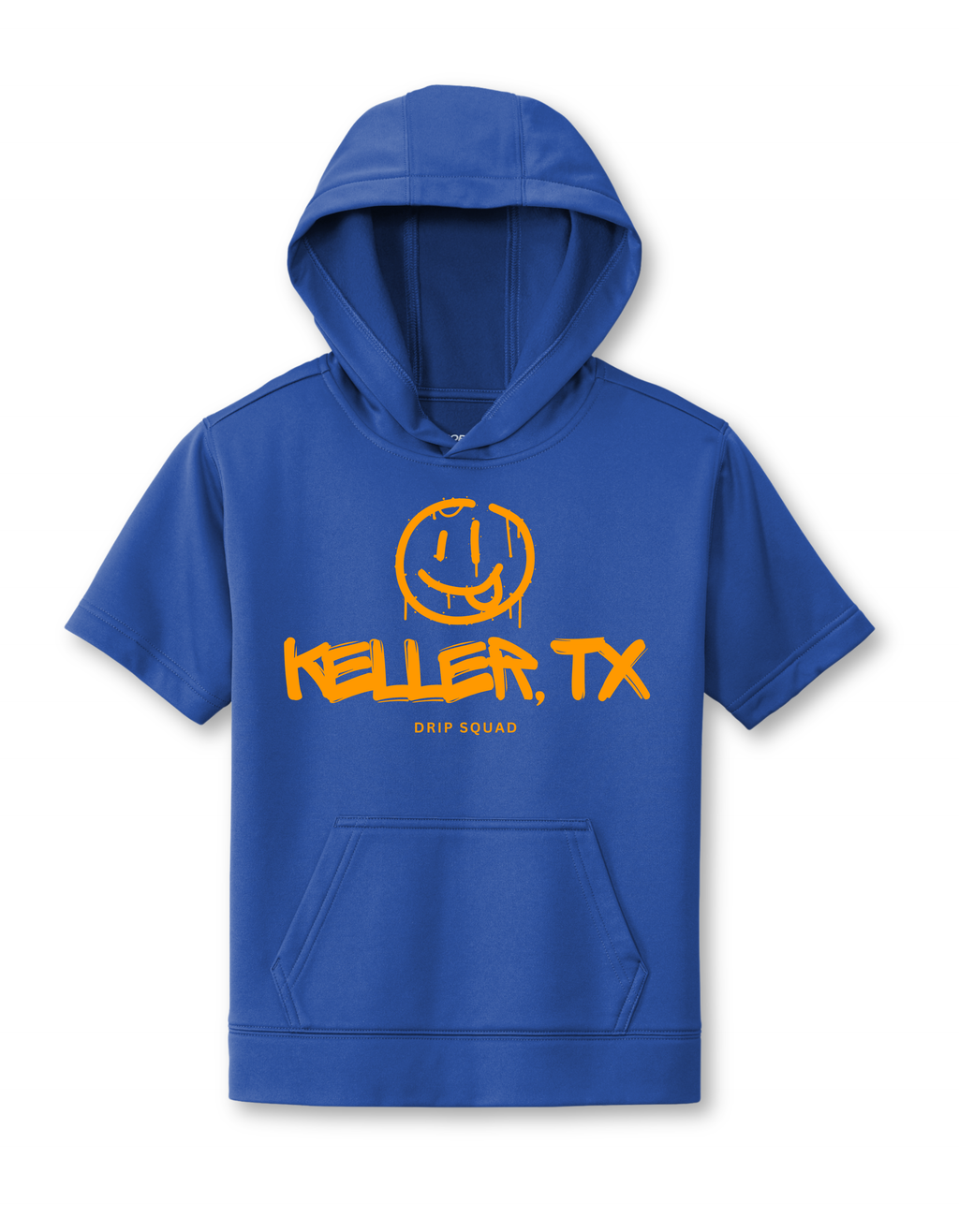 Keller Graffiti Short-Sleeve Hooded Sweatshirt