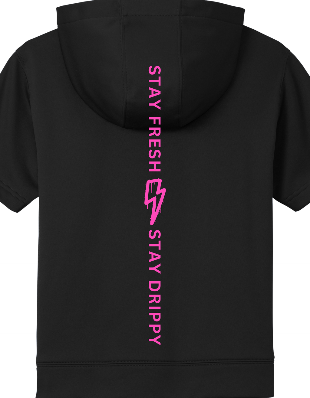 Keller Graffiti Short-Sleeve Hooded Sweatshirt