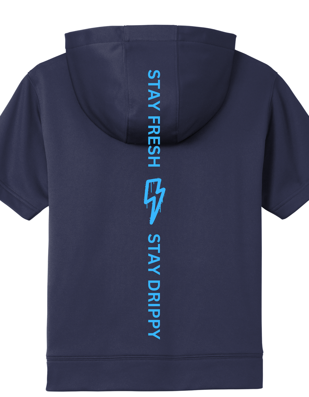 Keller Graffiti Short-Sleeve Hooded Sweatshirt