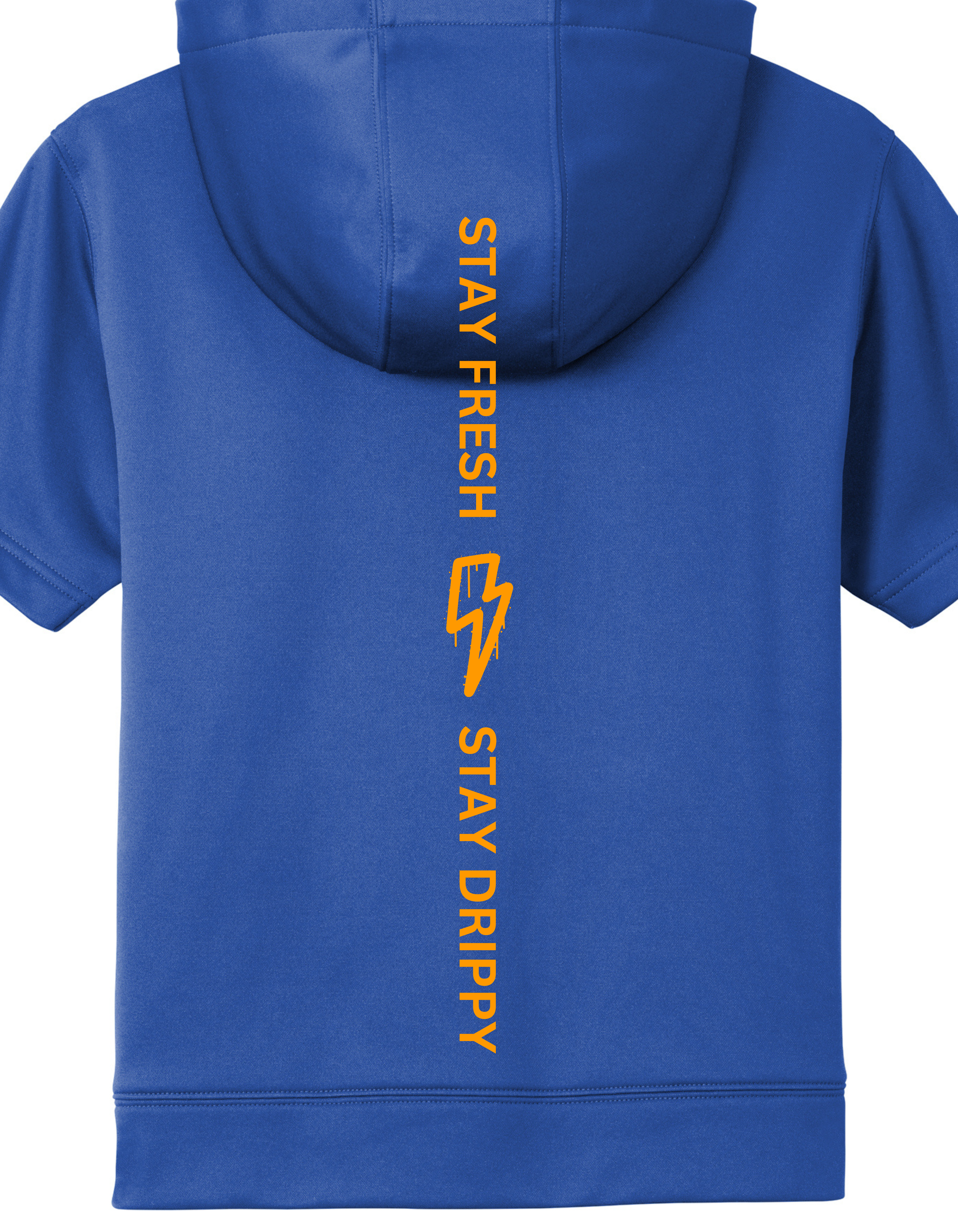 Keller Graffiti Short-Sleeve Hooded Sweatshirt