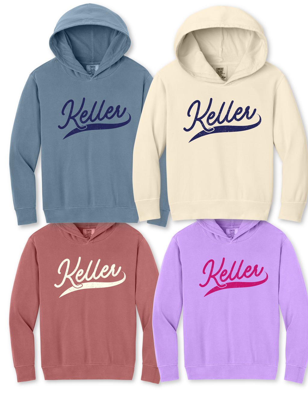 Keller Vintage Style Sweatshirt