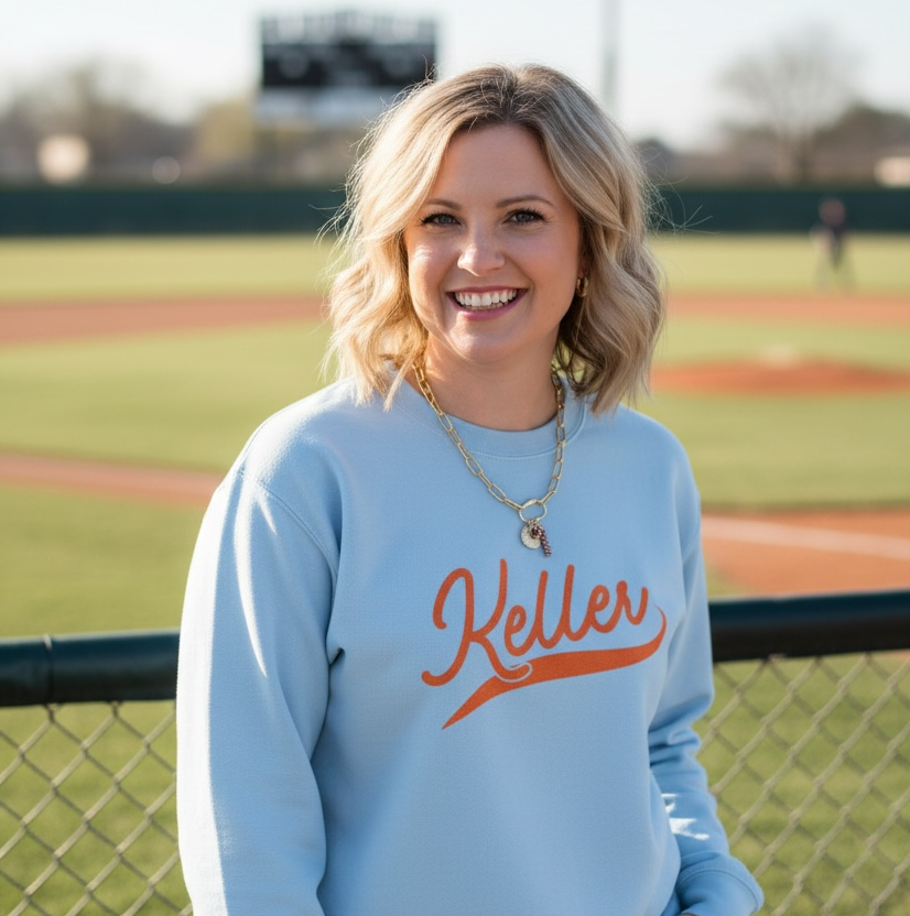 Keller Vintage Style Sweatshirt