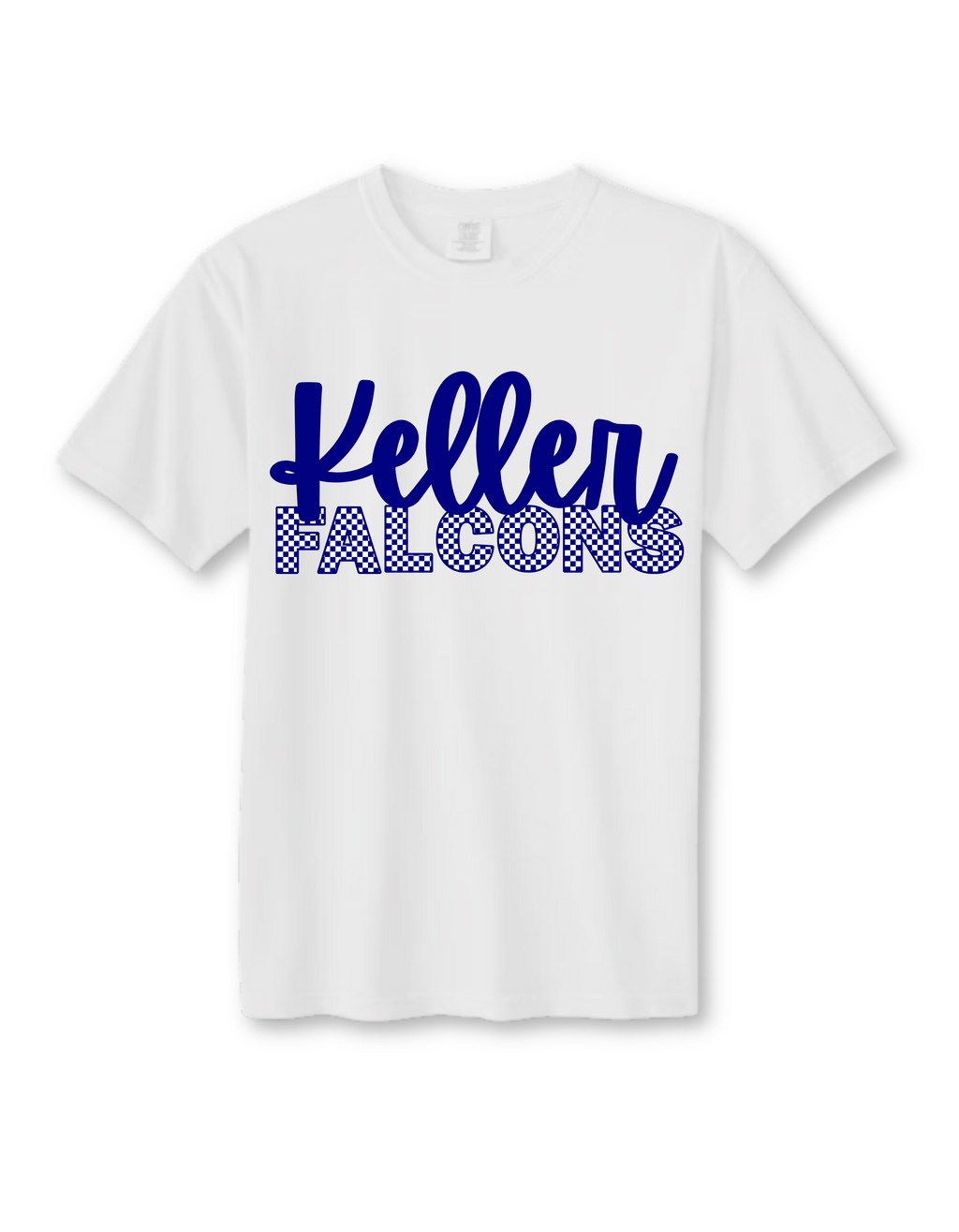 Keller Baseball Checker T-Shirt